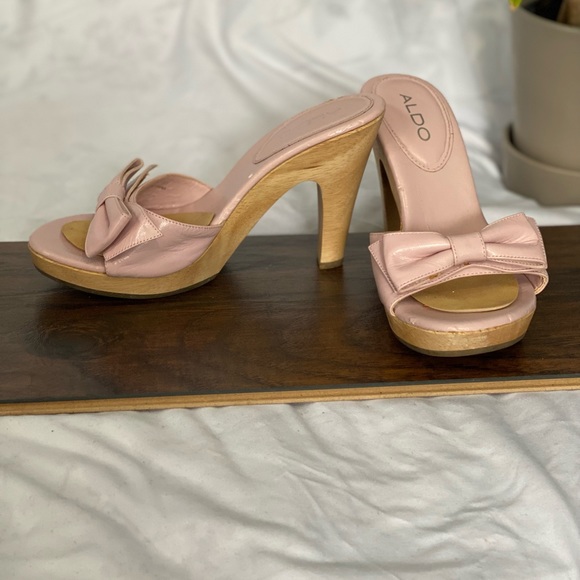ALDO Heeled Sandals | Light Pink | Size: 6.5 - Picture 5 of 7